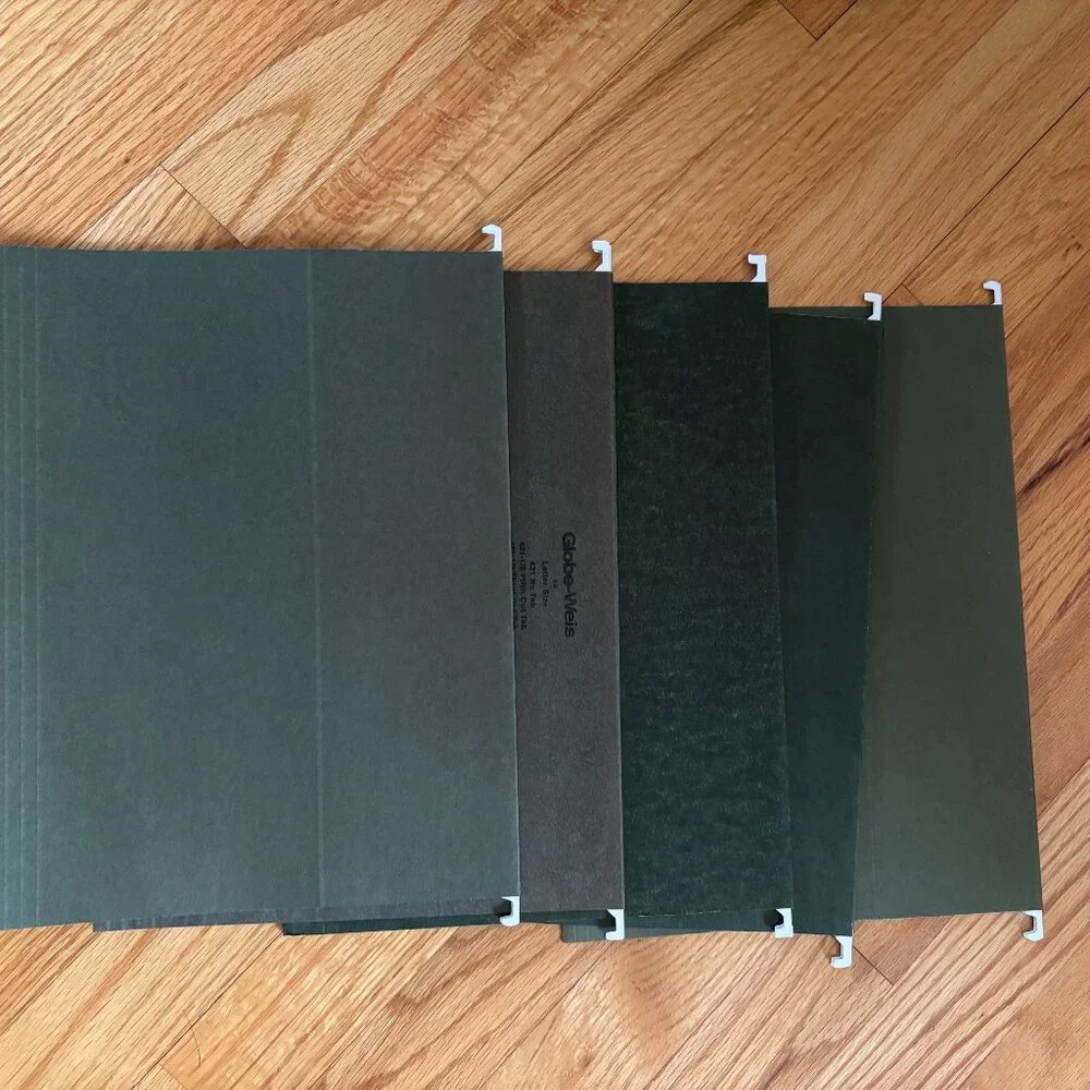 Sterlite Letter File Box with Handle and Folders